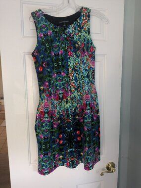 Cynthia Rowley Sleeveless Floral Fit & Flare Dress Size 6 NWOT
